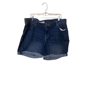 Signature‎ Levi Strauss & Co. Womens Mid-Rise Denim Shorts  SZ 22W36
